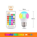 Smart RGBW LED Bulb with Remote & App Control