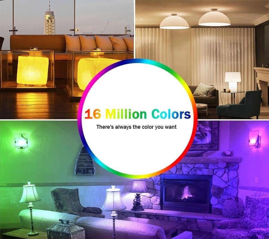 Smart RGBW LED Bulb with Remote & App Control