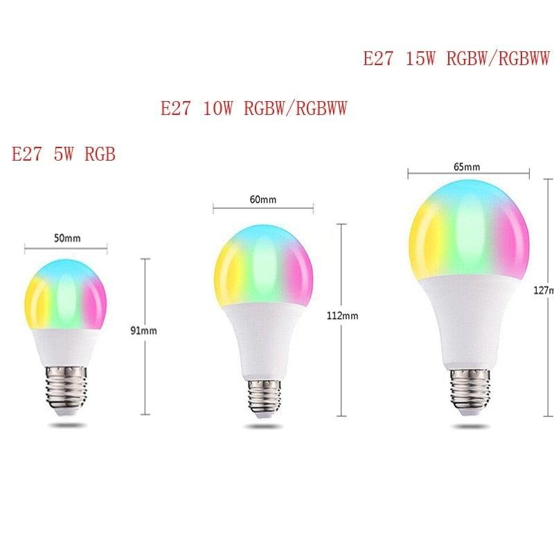 Smart RGBW LED Bulb with Remote & App Control