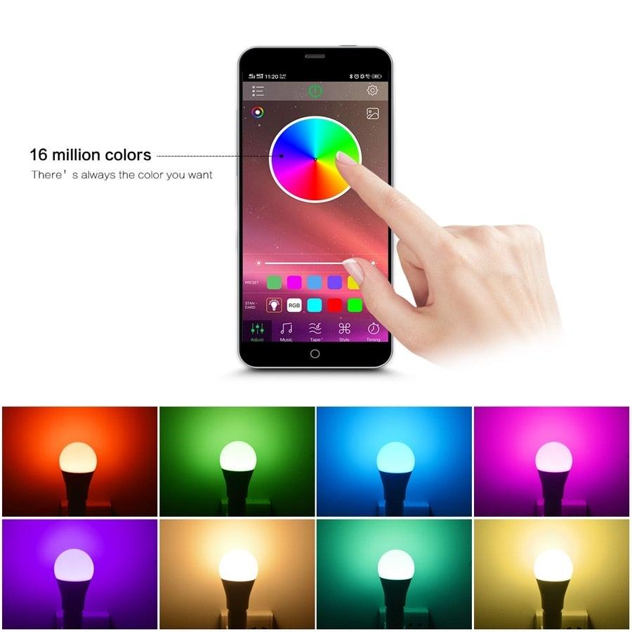 Smart RGBW LED Bulb with Remote & App Control