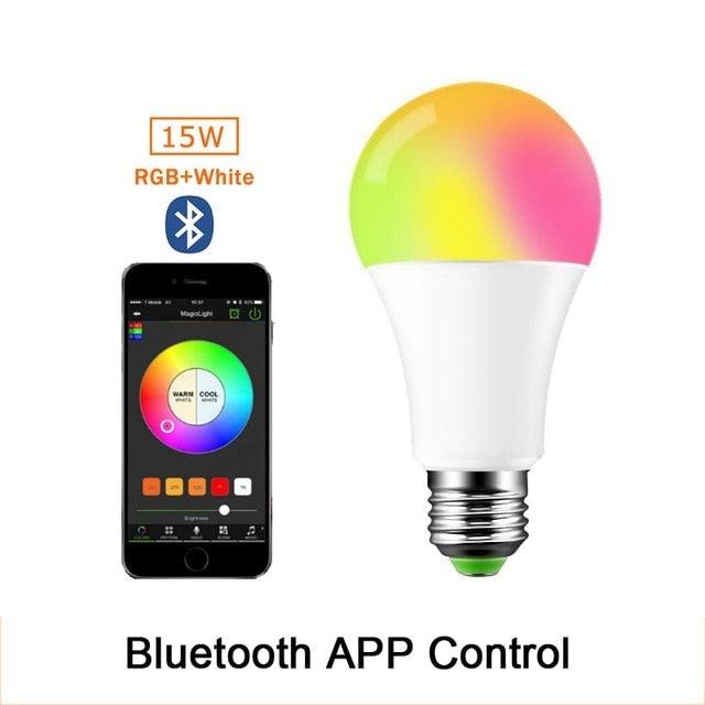 Smart RGBW LED Bulb with Remote & App Control