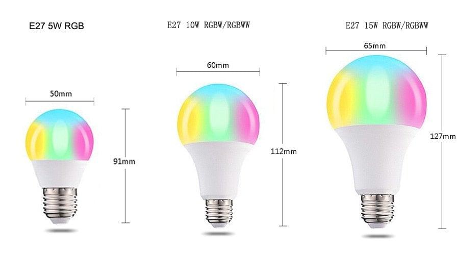 Smart RGBW LED Bulb with Remote & App Control
