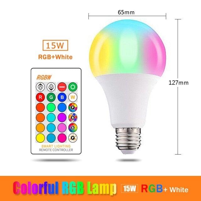 Smart RGBW LED Bulb with Remote & App Control
