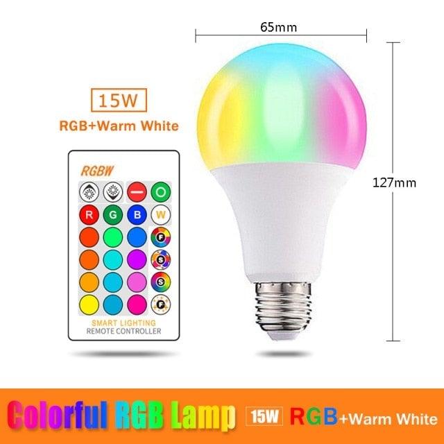 Smart RGBW LED Bulb with Remote & App Control