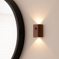 Wood Motion Sensor Night Light — Rechargeable Wall Lamp