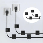 146-Piece Cable Organizer Set | Cord Management Kit with Adhesive Clips and Cable Sleeves