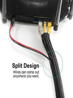 146-Piece Cable Organizer Set | Cord Management Kit with Adhesive Clips and Cable Sleeves