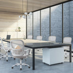 【Deal】Sweetfurniture Office Chair, Desk Chair, Ergonomic Home Office Desk Chairs, Computer Chair with Comfortable Armrests, Mid-Back Task