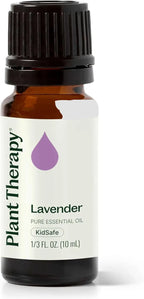 Plant Therapy Lavender Pure Essential Oil KidSafe Calming & Relaxing 1/3 FL OZ (10 mL)