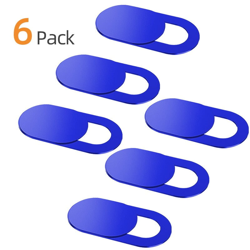 Webcam Privacy Cover — 6-Pack Magnetic Slider