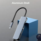 5-in-1 USB-C Hub — 4K HDMI, PD 100W & USB 3.0
