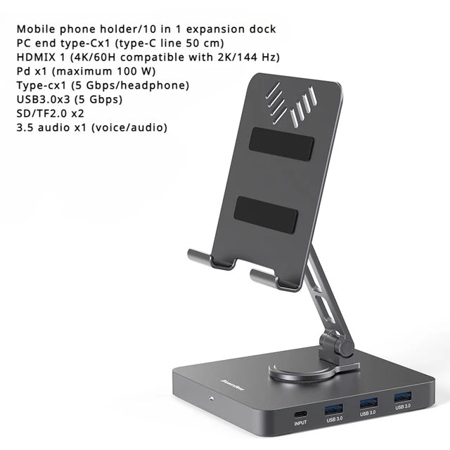 USB-C Hub — 4K HDMI, Gigabit Ethernet & USB 3.0