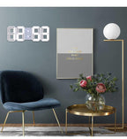 3D LED Digital Wall Clock with Nightlight Display