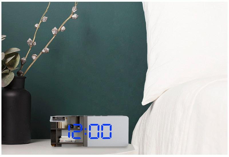 3D LED Digital Wall Clock with Nightlight Display