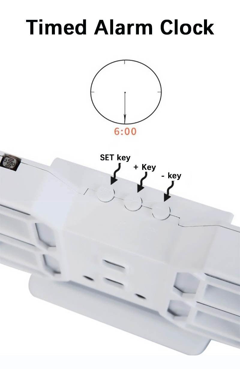 3D LED Digital Wall Clock with Nightlight Display