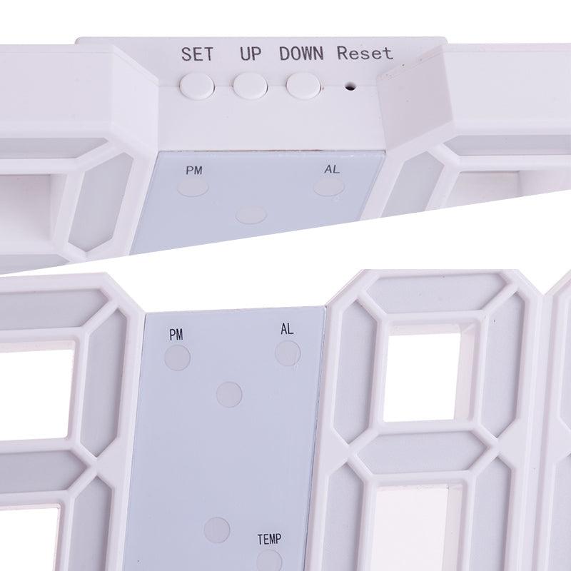3D LED Digital Wall Clock with Nightlight Display