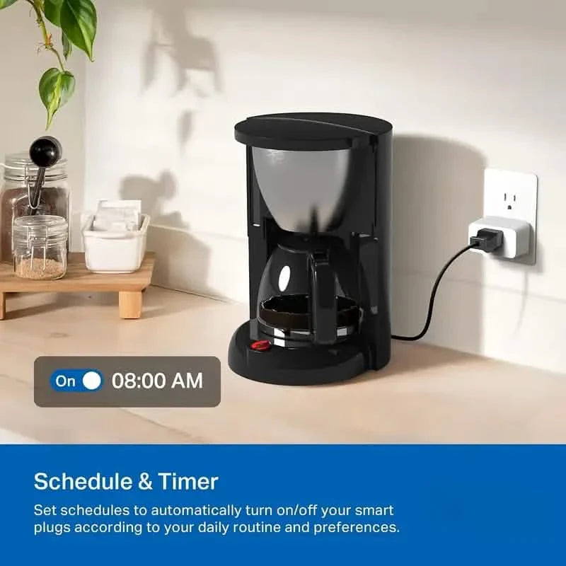 Smart WiFi Plug — 2-Pack, 15A with App & Voice Control