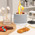 Desktop Decorative Cement Craft Small Fireplace