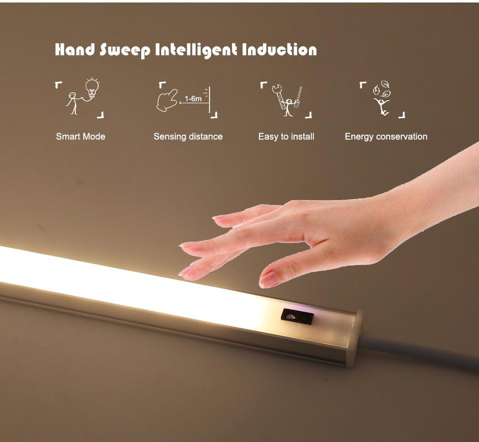 USB LED Desk Lamp with Motion Sensor & Hand-Sweep Switch