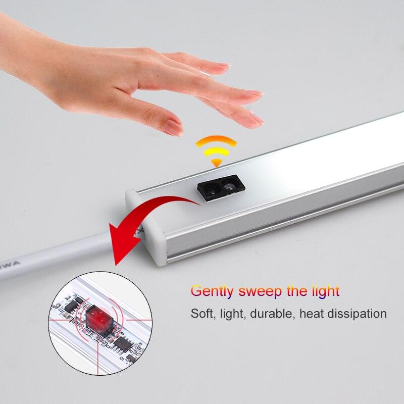 USB LED Desk Lamp with Motion Sensor & Hand-Sweep Switch