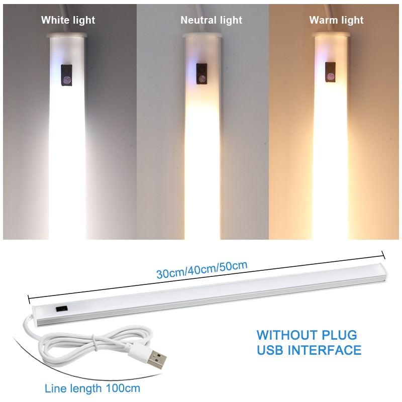USB LED Desk Lamp with Motion Sensor & Hand-Sweep Switch