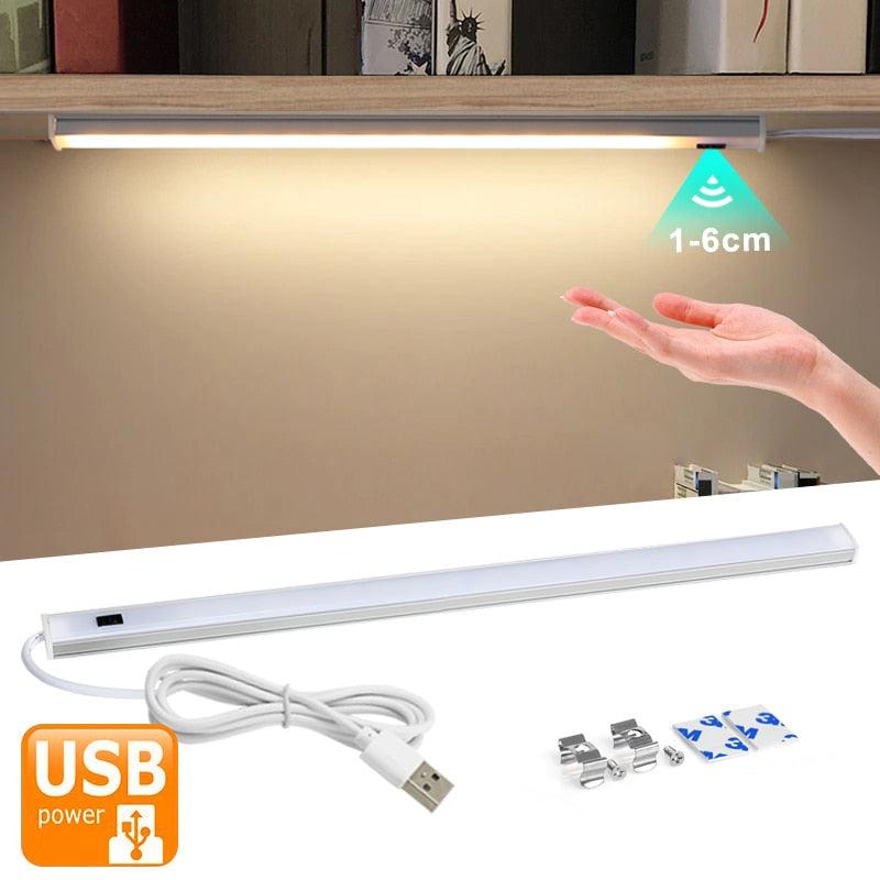 USB LED Desk Lamp with Motion Sensor & Hand-Sweep Switch