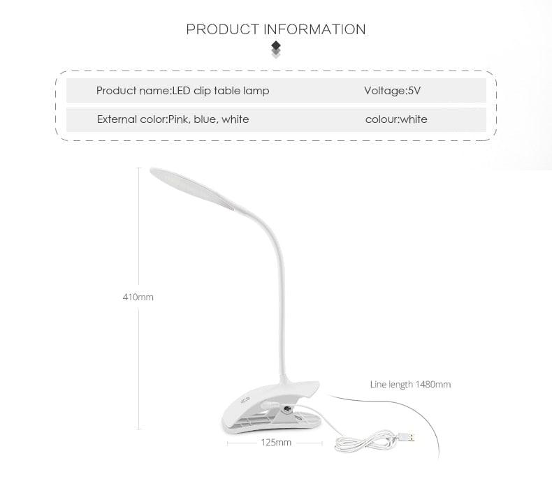 Flexible USB LED Reading Lamp