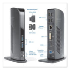 Kensington USB 3.0 Docking Station with DVI/HDMI/VGA Video, 1 DVI and 1 HDMI Out