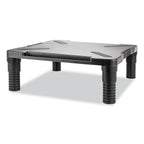 Innovera Single Level Monitor Riser, 13.13" x 13.5" x 4", Black