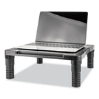 Innovera Single Level Monitor Riser, 13.13" x 13.5" x 4", Black
