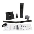 WorkFit Monitor Riser, For 24" Monitors, 30 Degree Tilt, Black, Supports 16 lb