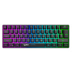 61-Key Bluetooth Wireless Keyboard with RGB Backlight