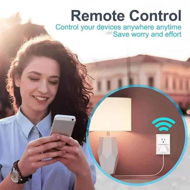Smart WiFi Plug — 2-Pack, 15A with App & Voice Control