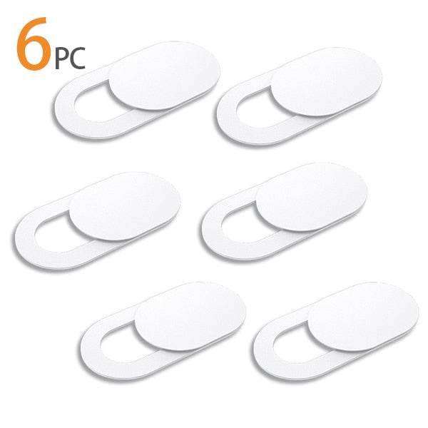 Webcam Privacy Cover — 6-Pack Magnetic Slider