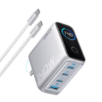 Anker Charger (140W, 4-Port, PD 3.1) with USB-C Cable