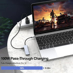 5-in-1 USB-C Hub — 4K HDMI, PD 100W & USB 3.0