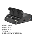 8-in-1 USB-C Docking Station with Phone Stand