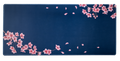 Navy Blossom Desk Mat