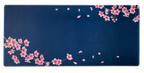 Navy Blossom Desk Mat