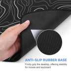 Topographic Desk Mat — 31.5" x 11.8"