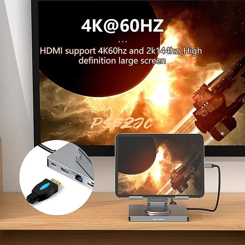 USB-C Hub — 4K HDMI, Gigabit Ethernet & USB 3.0