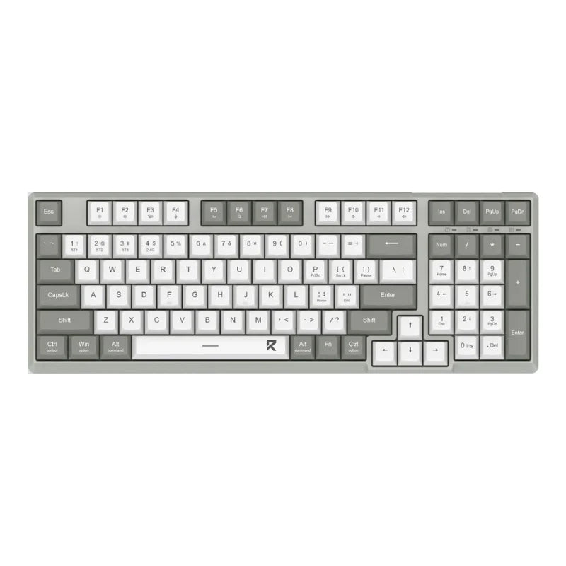 98-Key Slim Wireless Keyboard — Bluetooth & 2.4G
