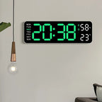 Smart LED Desk Clock with Thermometer & Calendar