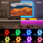 Smart RGB LED Strip Lights — 40M with App & Remote