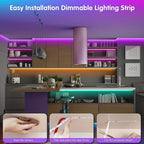 Smart RGB LED Strip Lights — 40M with App & Remote