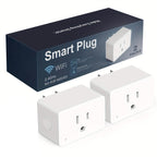 Smart WiFi Plug — 2-Pack, 15A with App & Voice Control