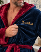 Men’s Robe with Hood – Ultra-Soft Plush Comfort for Everyday Use