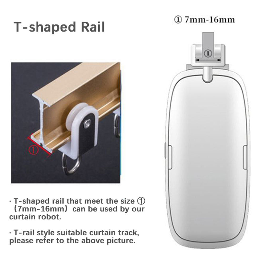 Tuya Smart Motorized Curtain — Bluetooth Wireless