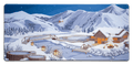 Hot Spring Retreat Desk Mat