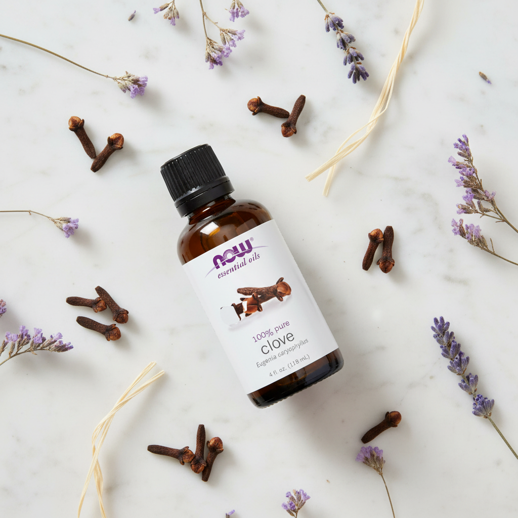 NOW Essential Oils 100% Pure Clove Oil 4 fl oz. (118ml)